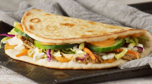 Mediterranean Flatbread Sandwich