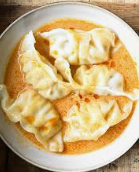 Cassava Dumplings in Thai Coconut Curry