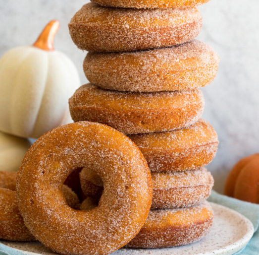 Pumpkin Spice Donuts