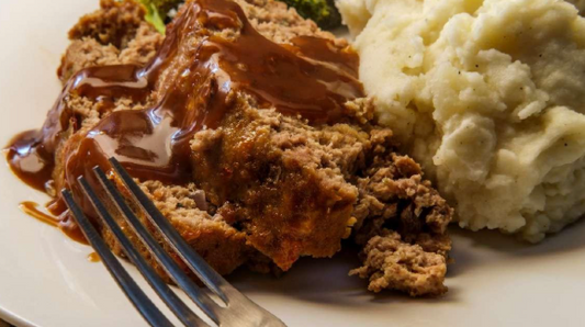Meatloaf with Savory Gravy